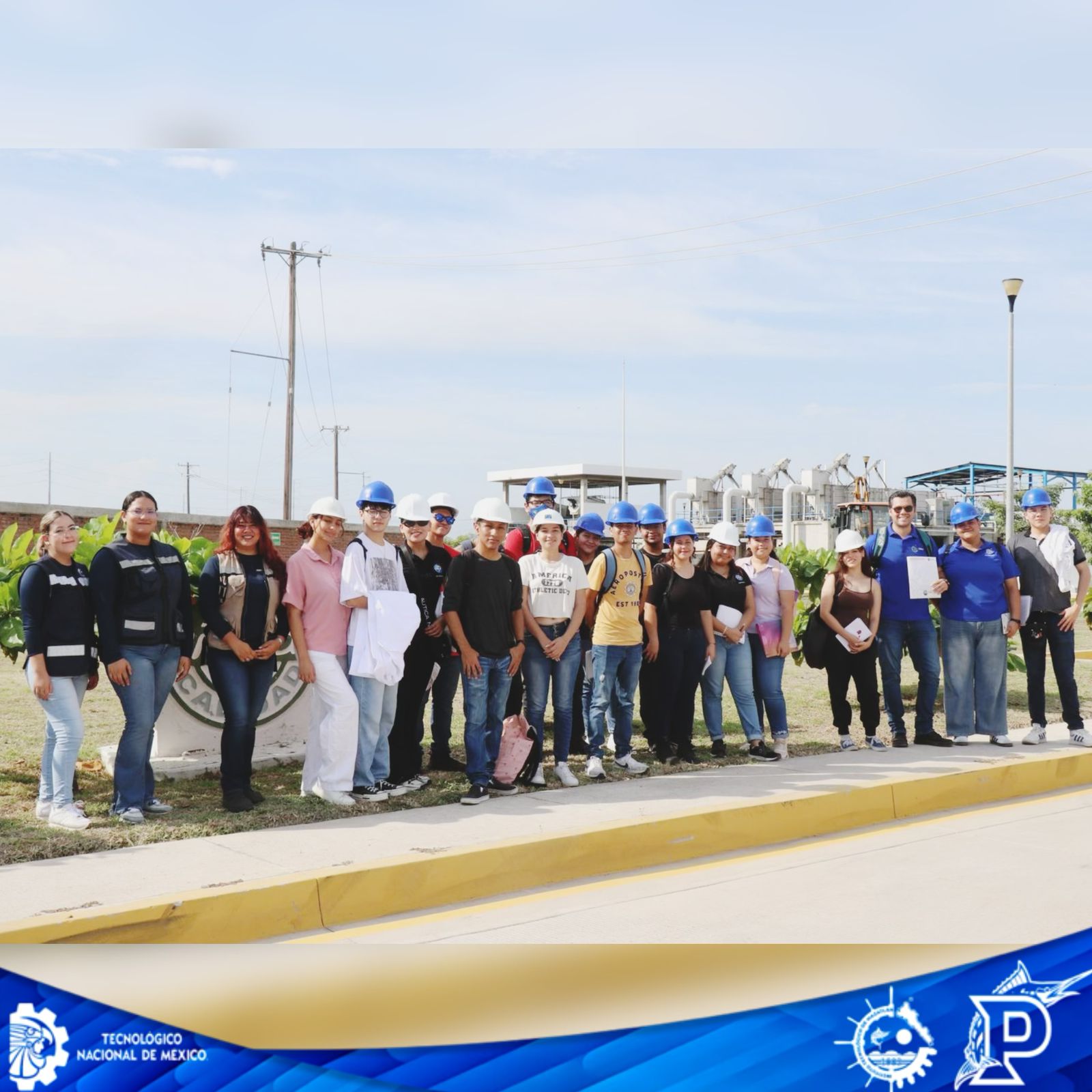 ALUMNOS VISITAN PLANTA DE TRATAMIENTO DE AGUAS