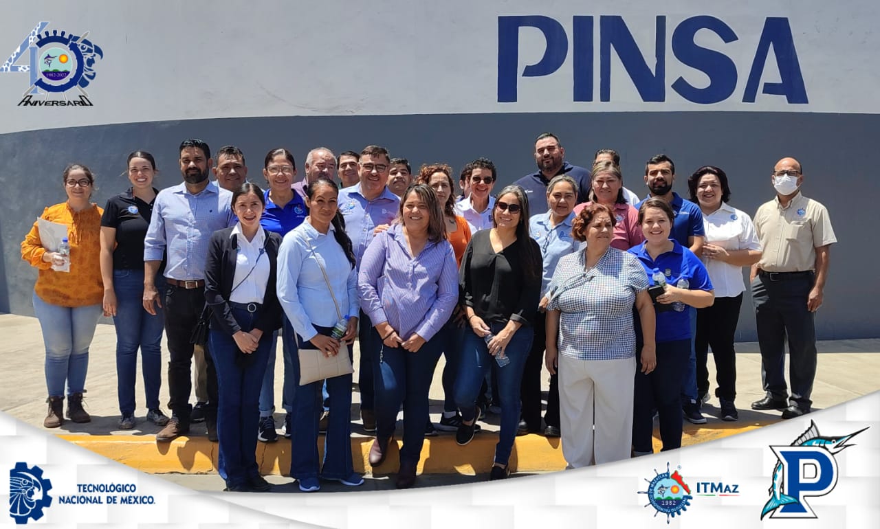 PERSONAL DEL ITMAZ VISITA GRUPO PINSA